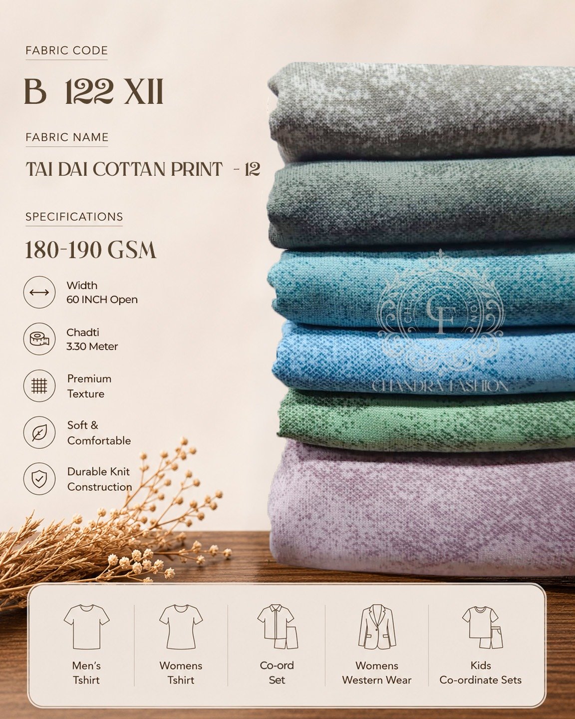 Tai Dai Cottan Print Fabric